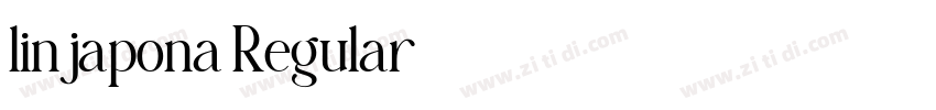 linjapona Regular字体转换 linjapona Regular字体转换